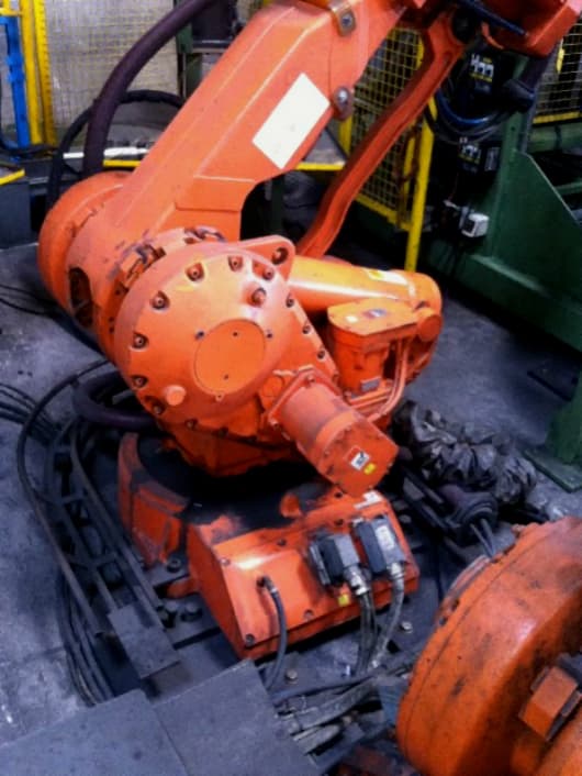 Clamp faces and locators on a jig cleaned to bare metal